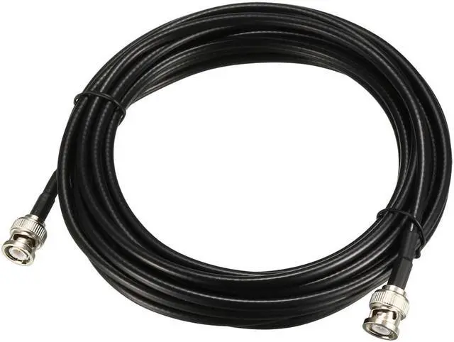 Main image of RG58 Coaxial Cable with BNC Male to BNC Male Connectors 50 Ohm 16.4 ft