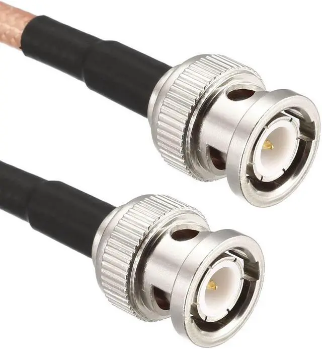 Alt view image 3 of 4 - BNC Male to BNC Male Coax Cable RG400 Low Loss RF Coaxial Cable 50 ohm 0.6M/2Ft