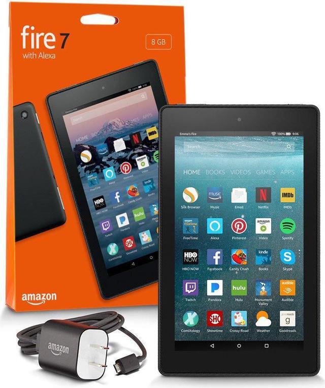 Alt view image 4 of 20 - Amazon Fire 7 2019 7" Tablet 16GB Black B07FKR6KXF