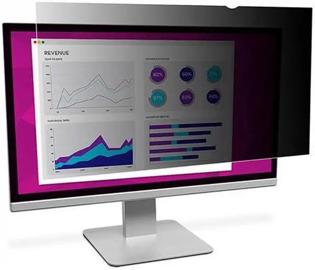 Main image of 3M High Clarity Privacy Filter for 20 in Monitors 16:9 HC200W9B Black Glossy