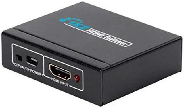 Alt view image 6 of 12 - Monoprice Blackbird 4K Mini 1x2 HDMI Splitter | USB-Powered, 4K Ultra HD, 1080p @60Hz