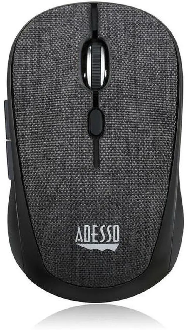 Alt view image 12 of 13 - ADESSO INC. iMouseS80B Wireless Optical Fabric Mouse