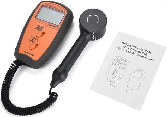 Alt view image 4 of 7 - UV340B Digital UV Luxmeter Handheld UV Light Meter UVA UVB Lighting Tester Intensity Measuring Tools
