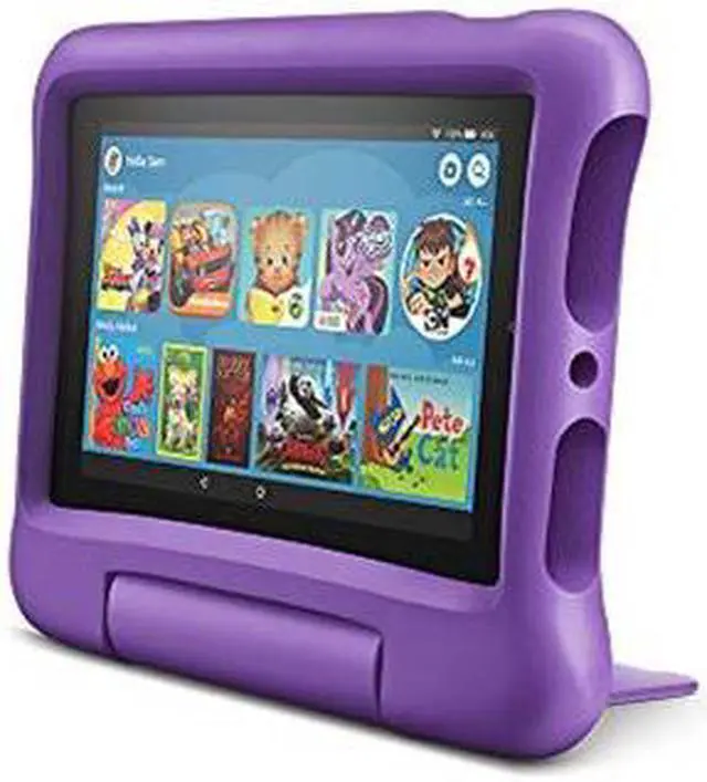Alt view image 9 of 20 - Amazon - Fire 7 Kids Edition 2019 release - 7" - Tablet - 16GB - Purple