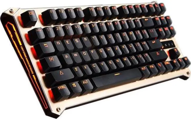 Alt view image 4 of 4 - Bloody LED B830 Compact Gaming Mechanical Keyboard with LK LightStrike Optic Blue Switch, Light Strike 0.2ms, Water Resistaence, and Swift Response (Black)