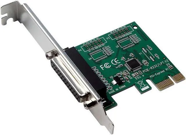 Main image of PCI-E Parallel Port Expansion Card PCI Express to LPT Port Converter Adapter for Tax Printer POS