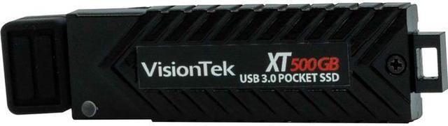 Alt view image 7 of 7 - VisionTek 500GB XT USB 3.0 Pocket SSD 901240