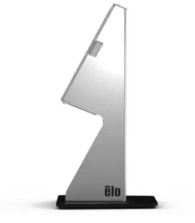 Alt view image 7 of 12 - Elo Slim Desk Mount For Touchscreen Monitor Cradle Bar Code Reader Fingerprint Reader Webcam - Black Silver