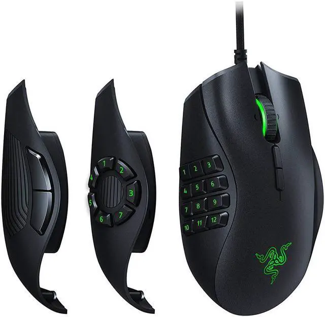 Alt view image 12 of 20 - Razer Naga Trinity MOBA / MMO Gaming Mouse - 16,000 DPI 5G Optical Sensor