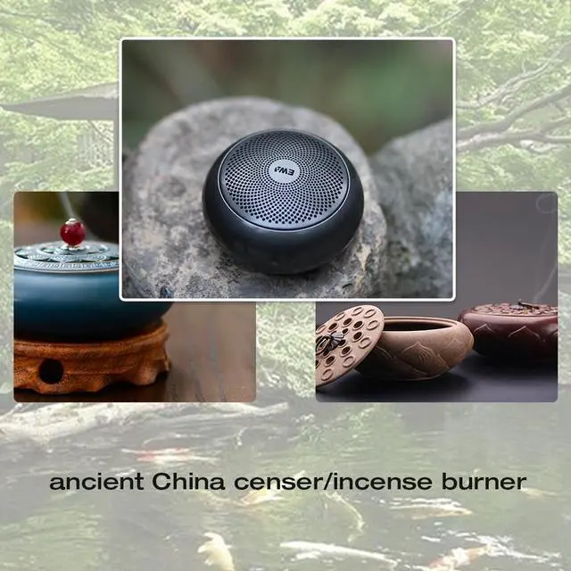 Alt view image 2 of 6 - Metal Bass Wireless Bluetooth Speaker Portable Built-in Battery Loud Sound New Version EWA A110mini (Black)