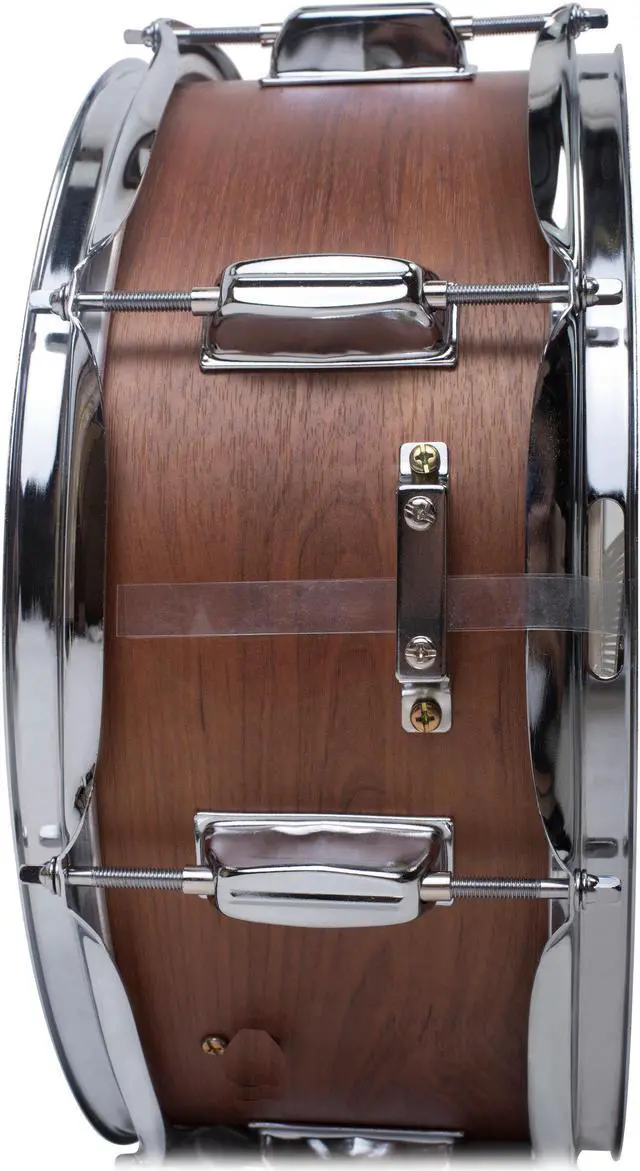 Alt view image 4 of 7 - GRIFFIN Snare Drum Package with Snare Stand, 2 Pairs of Drum Sticks & Drum Key | Snare Kit with Poplar Wood Shell 14" x 5.5" with Flat Hickory PVC | 8 Metal Tuning Lugs & Snare Strainer Throw Off