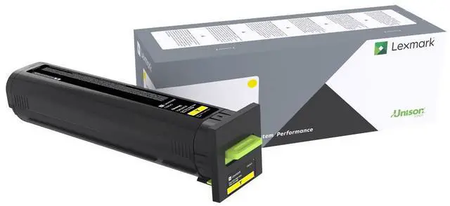 Alt view image 5 of 12 - Lexmark 72K0XYG Extra High Yield Return Program Toner Cartridge - Yellow