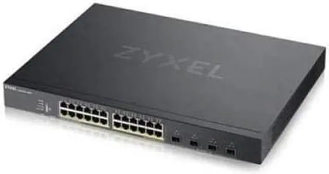Main image of ZyXEL Xgs193028HP 24 Port PoE+ Managed Switch Bundle XGS1930-28HP+WIFI6E