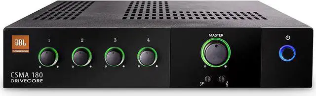 Alt view image 7 of 19 - Harman 4 Input 1 Output 80/120W Mixer/Amplifier NCSMA180-U-US