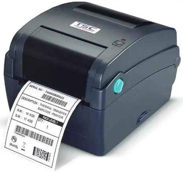 Main image of TSC, TTP-244CE, PRINTER, NAVY,TT, 203DPI, 4IPS, 4.25"WIDE, 5"OD, ETHERNET, USB,
