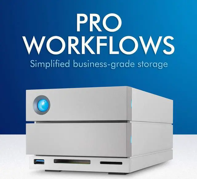 Alt view image 6 of 20 - LaCie 2big Dock RAID Storage Array with 28TB (2x 14TB) HDD #STGB28000400
