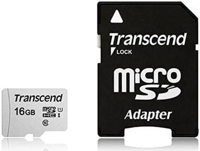 Alt view image 6 of 16 - 16GB Transcend 300S microSDHC UHS-I CL10 Memory Card with SD Adapter 95MB/sec