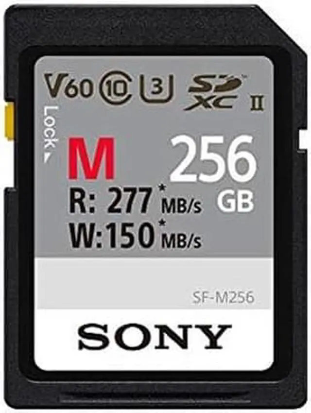 Alt view image 4 of 7 - Sony 256GB V60 UHS-II M-Series Memory Card (Read 277 MB/s Write 150 MB/s)