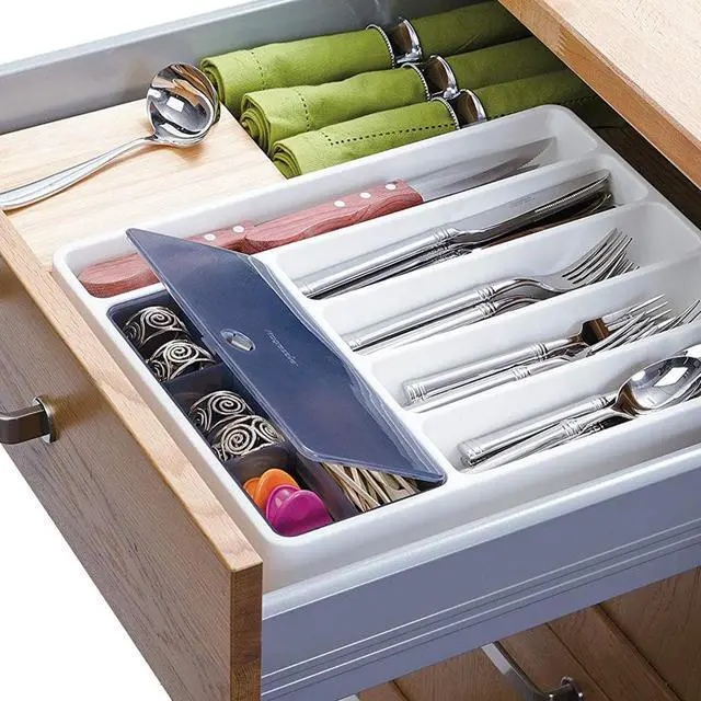 Alt view image 3 of 4 - Prepworks by Progressive Flatware Organizer with Removable Storage Box