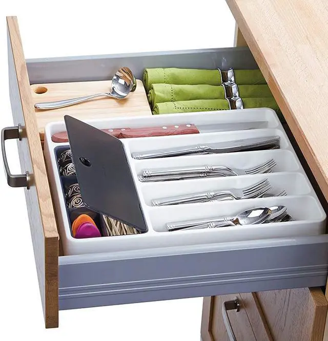 Alt view image 2 of 4 - Prepworks by Progressive Flatware Organizer with Removable Storage Box