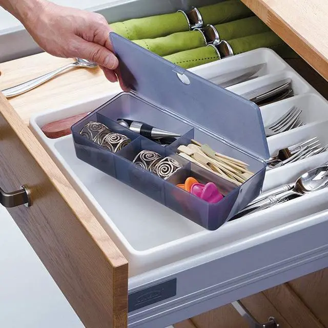 Alt view image 4 of 4 - Prepworks by Progressive Flatware Organizer with Removable Storage Box