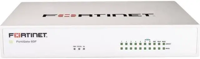 Alt view image 9 of 11 - FortiGate-60F Firewall - 10 Gigabit Ethernet RJ45 Ports, Includes DMZ, WAN & Internal Ports (Appliance Only, No Subscription)