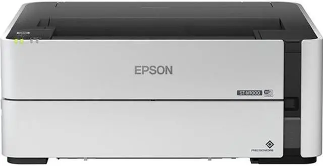Main image of Epson - C11CG94201 - Epson WorkForce ST-M1000 Inkjet Printer - Monochrome - 1200 x 2400 dpi Print - Automatic Duplex Print - 251 Sheets Input - Gigabit Ethernet - Wireless LAN - Wi-Fi Direct, Apple