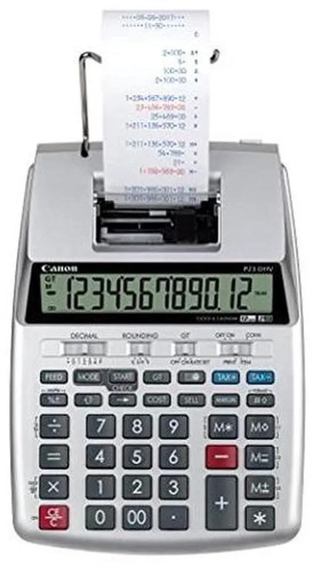 Alt view image 7 of 7 - Canon 2279C001 P23-DHV-3 Printing Calculator