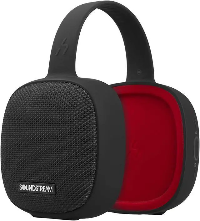 Alt view image 4 of 8 - Soundstream h2GO IPX7 Waterproof Portable Wireless Bluetooth Speaker Black