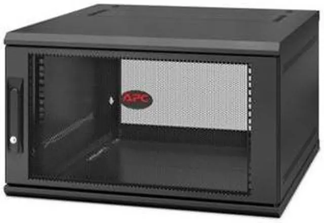 Alt view image 6 of 6 - Apc By Schneider Electric Netshelter Wx 6U Single Hinged Wall-Mount Enclosure 600Mm Deep
