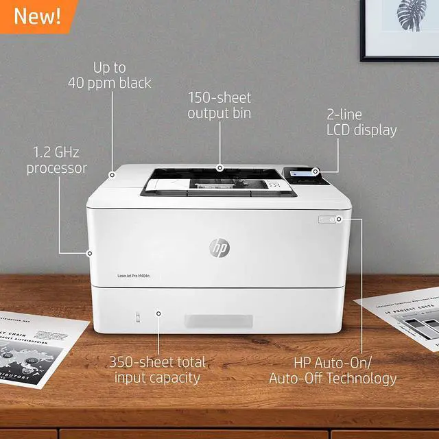 Alt view image 2 of 11 - HP M404N 40ppm 1200dpi Mono LaserJet Pro Printer