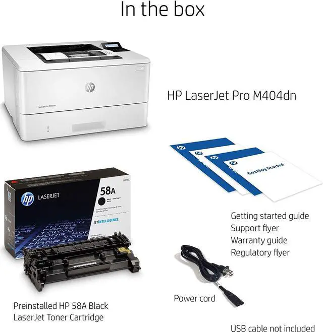 Alt view image 3 of 4 - HP M404DN 40 ppm 1200 dpi Duplex Mono LaserJet Pro Printer