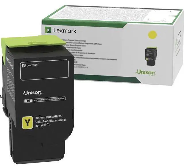 Main image of Lexmark C2310Y0 Return Program Toner Cartridge - Yellow
