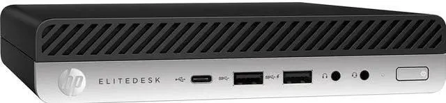 Main image of HP EliteDesk 800 G5 Mini Desktop Computer i5-9500T 16GB 256GB SSD W10Pro