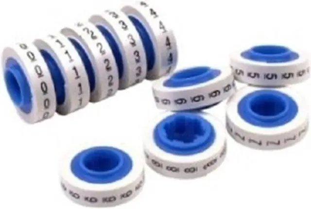 Main image of 3M ScotchCode Wire Marker Tape Refill Roll, SDR09, 10 rolls numbering 0 thru 9