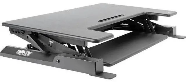 Alt view image 8 of 18 - Tripp Lite WWSSD3622 Height Adjustable 36x22 Sit Stand Desktop Workstation