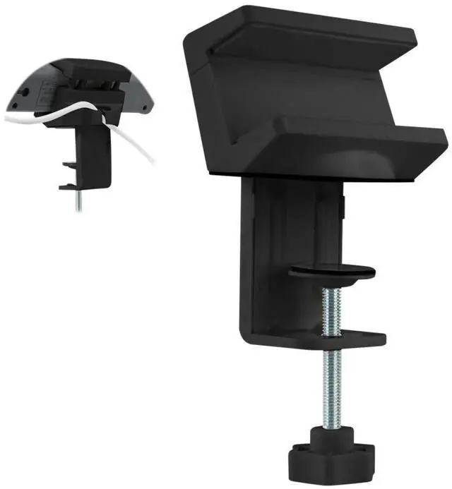 Alt view image 12 of 13 - SIIG Powerstrip Clamp Holder - Securely mounts a powerstrip off the desktop for easy plugin and unplug (Black)