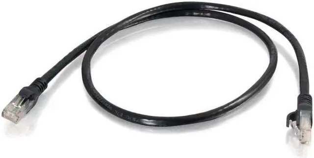 C2G 10297 Cat6 Cable - Snagless Unshielded Ethernet Network Patch Cable, TAA Compliant, Black (25 Feet, 7.62 Meters)