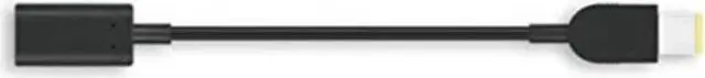 Alt view image 2 of 6 - Lenovo USB-C to Slim-tip Cable Adapter - For USB Device - Black