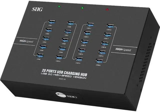 Main image of Siig 20-Port Industrial Usb 3.0 Hub With Charging