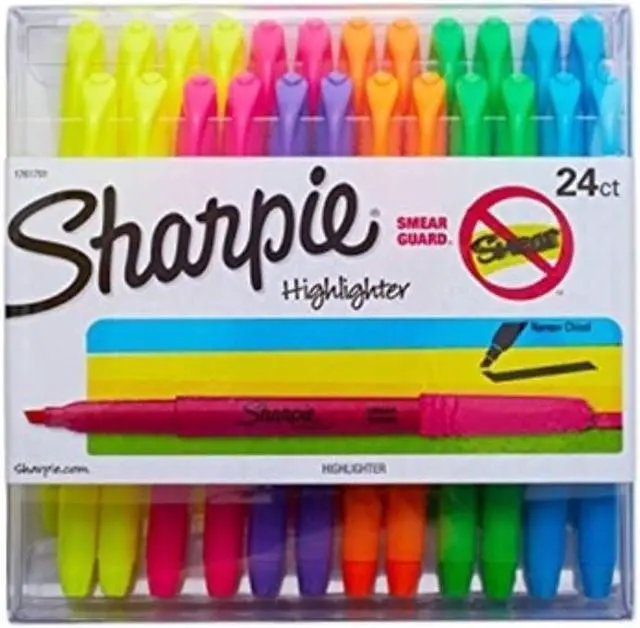 Alt view image 2 of 10 - Sharpie Accent Assorted Highlighters - 24 ct.