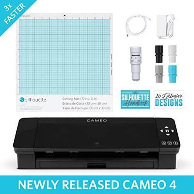 Silhouette Cameo 4 Electronic Cutting Machine, White (SILH-CAMEO-4-WHT-4T)