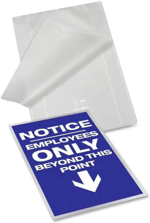 Alt view image 3 of 3 - Swingline Swingline EZUse Laminating Pouches - Letter Size, 3 mil, 100 Pack