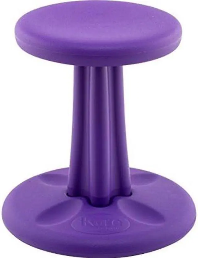 Main image of Kore Wobble Chair - Age 6-7, Grade 1-2, Purple (14in) Kids Wobble Chair - Flexible Seating Stool for Classroom & Elementary School, ADD/ADHD - Made in USA