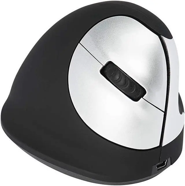 Main image of R-Go Tools Wireless Vertical Ergonomic Mouse, Medium, Right Hand - Black