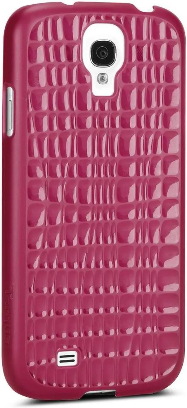 Alt view image 5 of 11 - Targus Fuchsia Slim Wave Case for Samsung Galaxy S4 (Pink) TFD03501US