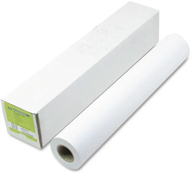 Alt view image 2 of 8 - HP Designjet Inkjet Large Format Paper 4.9 mil 24" x 150 ft White Q1404B