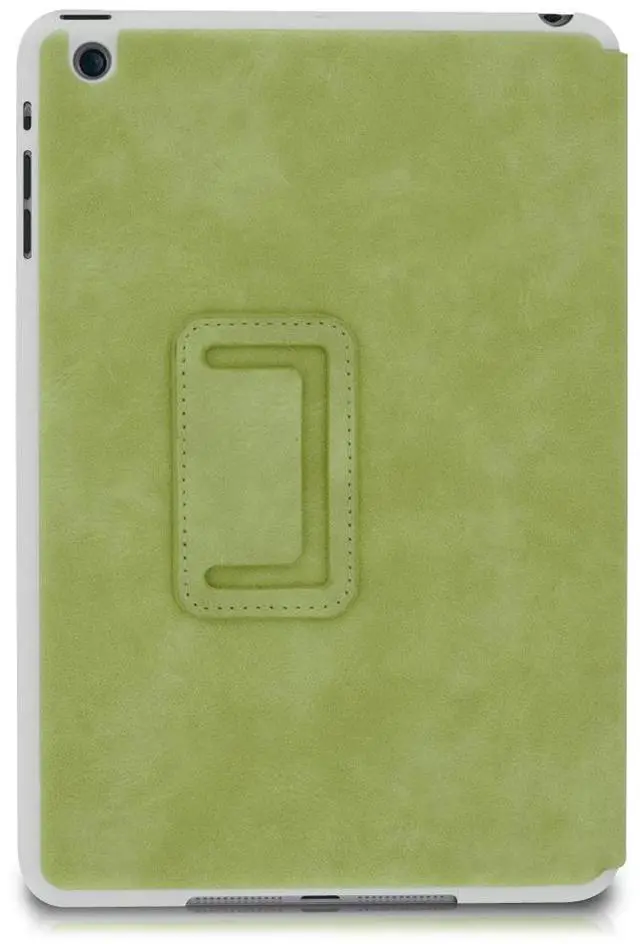 Alt view image 13 of 20 - XtremeMac Microfolio Leather Lime Case for iPad Mini