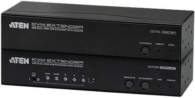 Alt view image 4 of 7 - Vga Dual View Kvm Extender