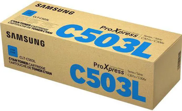 Alt view image 2 of 2 - HP CLT-C503L Toner Cartridge Cyan Laser High Yield 5000 Pages SU017A